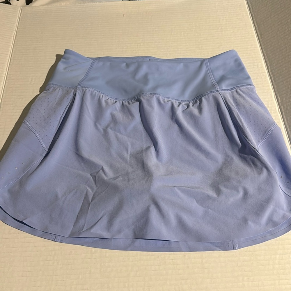 Powder blue workout or tennis skirt